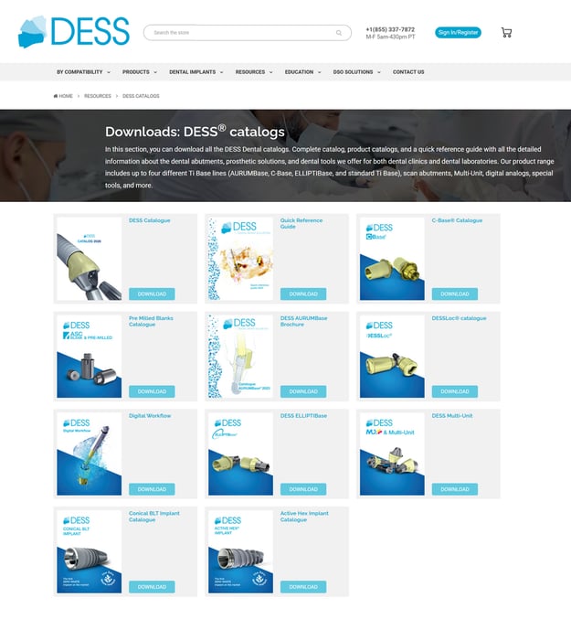 DESS Catalogs